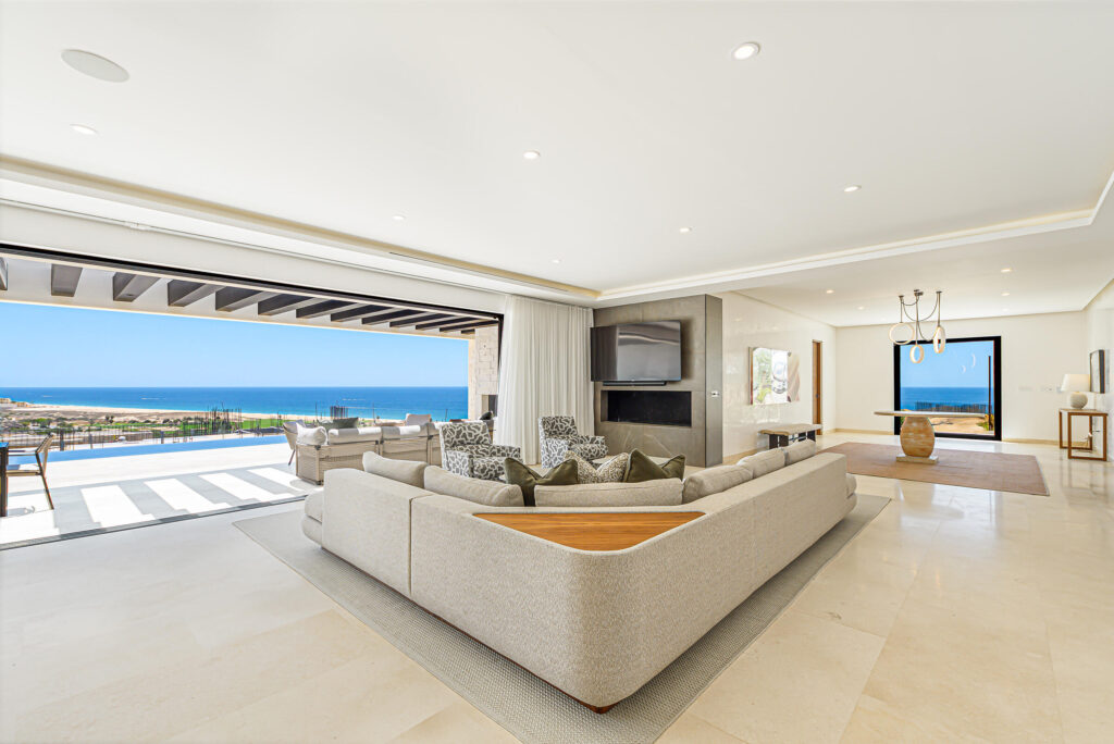 Quivira Copala Perched atop the hills of Quivira Los Cabos, Villa 43 is a stunning custom residence blending luxury, privacy, and sweeping Pacific Ocean and golf course – 43 Cielo Marbella, Pacific, BS