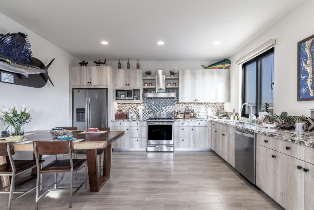 Quivira Mavila LOWEST PRICED 2 BEDROOM IN QUIVIRA! Modern condo with natural light & spacious open layout. Enjoy a private outdoor patio, ensuite baths in both bedrooms & stylish turnkey finishes. Ideal as a full-time residence or a high-demand investment rental. Located in Quivira Los Cabos, a master-planned residential resort community with a Jack Nicklaus-designed golf course rated in top 100 courses in the world. Homeowner access & discounts at restaurants & spas of 4 Pueblo Bonito Resorts. Owners enjoy full access to private beach club & it's state of the art gym. Community includes a dog park, hiking trails, pickleball, Q-Life events & more. Mavila has an onsite pool, jacuzzi, gym and BBQ area. This condo will also have – Mavila at Quivira, Pacific, Pacific, BS