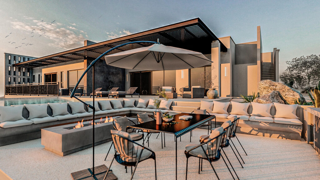 Quivira Copala Perched atop the hills of Quivira Los Cabos, Villa 43 is a stunning custom residence blending luxury, privacy, and sweeping Pacific Ocean and golf course – 73 Via del cobre, Pacific, BS