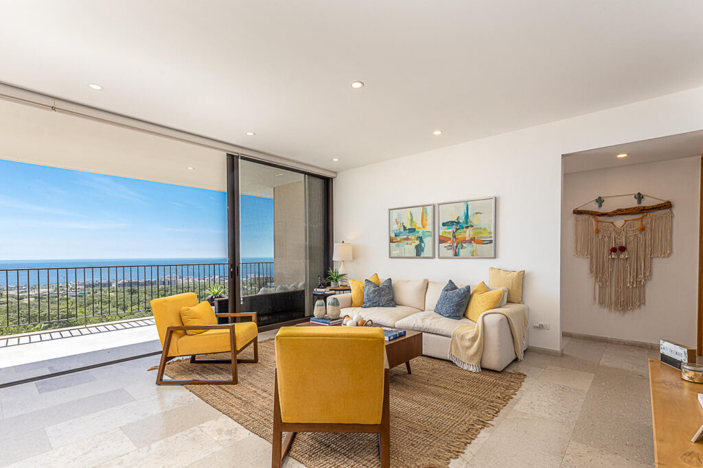 Quivira Alvar DRAMATIC PRICE IMPROVEMENT AND OPPORTUNITY!! INSTANT EQUITY!!THIS IS YOUR FOREVER HOME!!Located on the second floor of Alvar Tower 6, in the heart of Quivira, Los Cabos, this 3-bedroom, 3.5-bath residence offers a rare blend of comfort, luxury, and convenience. Scheduled for delivery in May 2027, it is thoughtfully designed by the architects of the St. Regis Residences and features an open layout, refined finishes, and floor-to-ceiling glass doors that fill the home with natural light. A spacious terrace frames serene garden and amazing ocean – COPALA 4202, Pacific, Pacific, BS